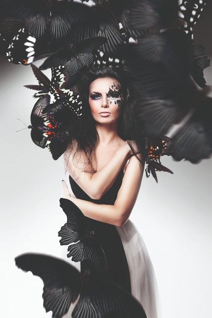 Schilderij 'Black Butterfly'