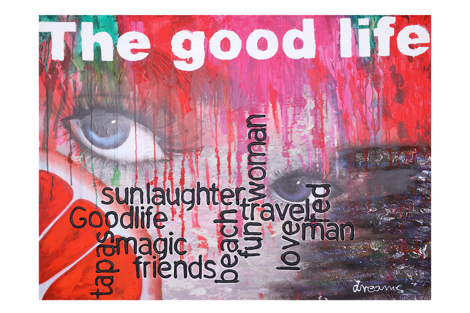 Canvas schilderij 'The Good Life'
