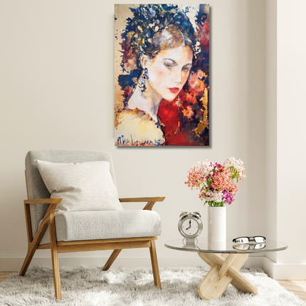Aluart schilderij 'De geschilderde vrouw'