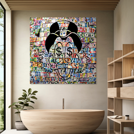 Aluart schilderij 'Dagobert Dollars'
