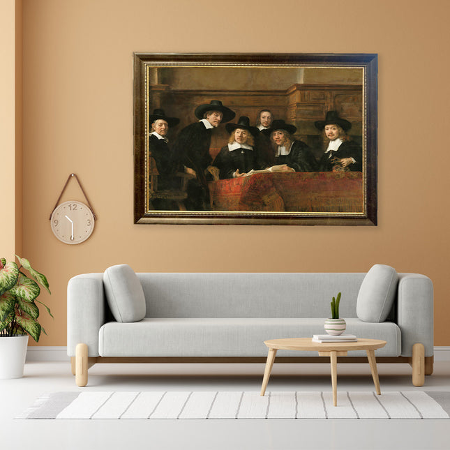 Canvas schilderij ‘De staalmeesters'