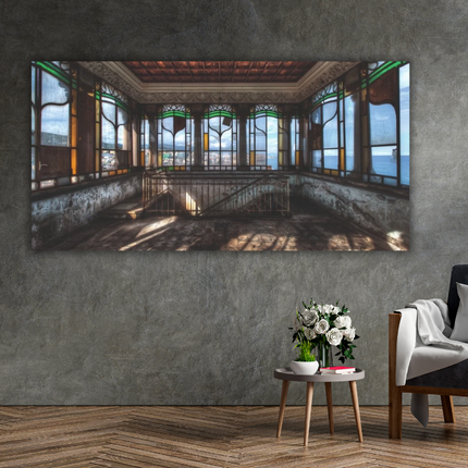 Aluart schilderij Mondiart 'Lacour Glas in lood'