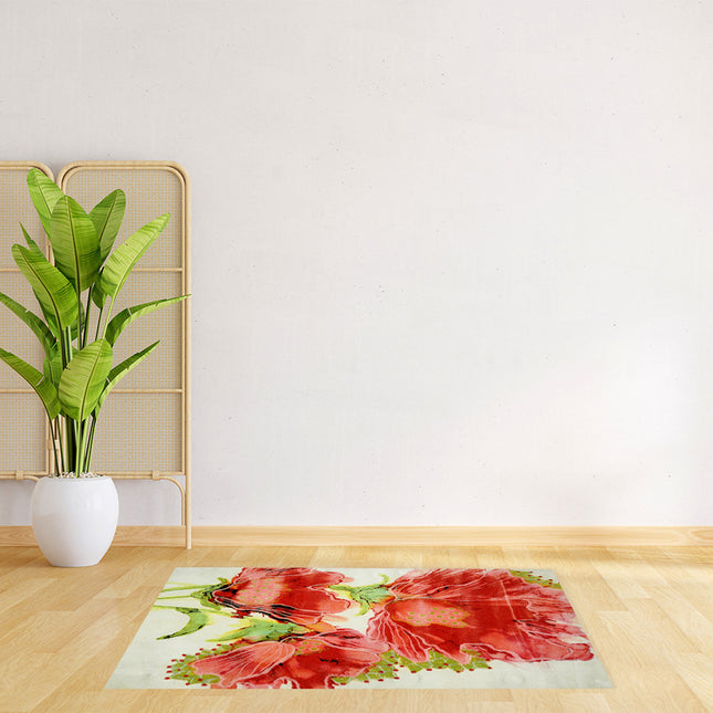 Mondiart vloerkleed 'Three flowers'
