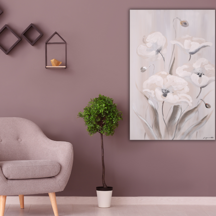 Canvas schilderij 'Bloemen'