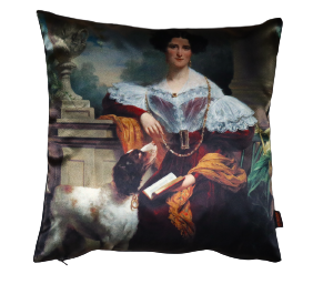 Sierkussen 'Vintage woman'