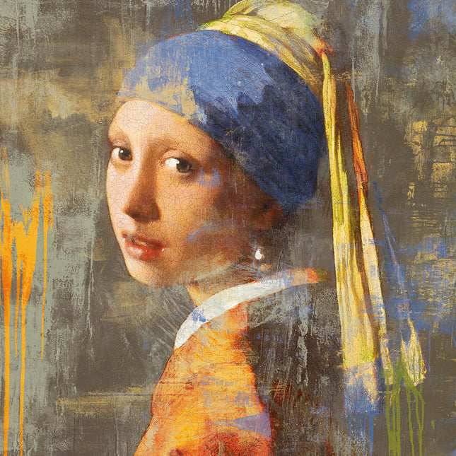 Aluart schilderij 'Meisje met de Parel'