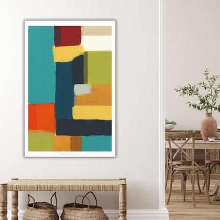 Aluart schilderij 'Block Abstract'