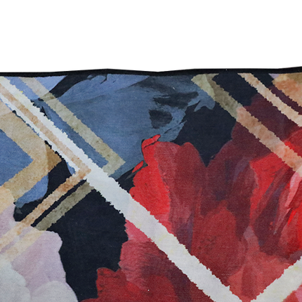 Vloerkleed 'Flowers print'