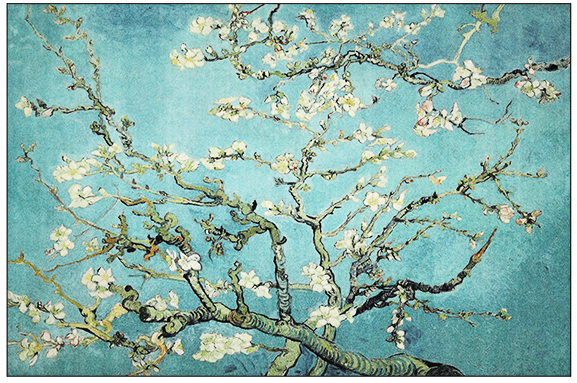 Vloerkleed Vincent van Gogh 'Amandelbloesem'