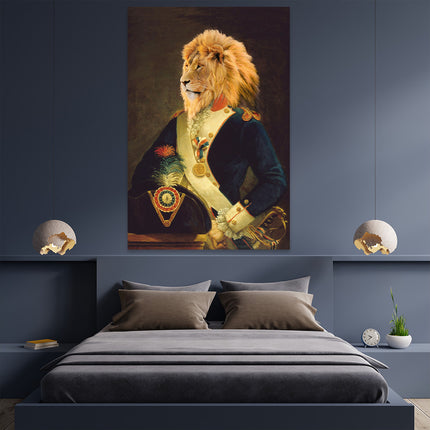 Aluart schilderij 'Royal King Lion'