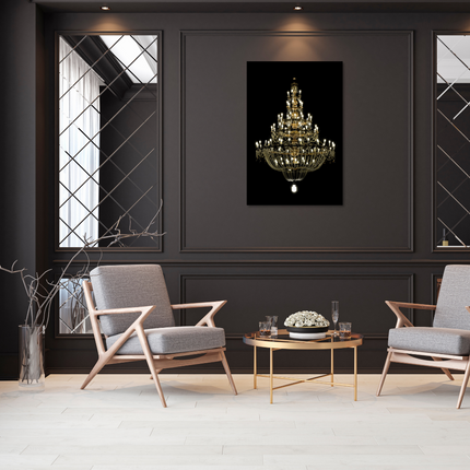 Aluart schilderij 'De kroonluchter'