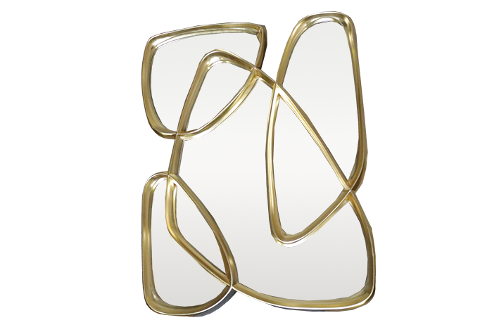 Spiegel 'Stylish Gold'