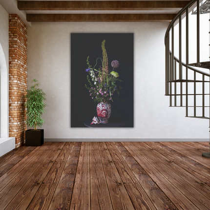 Aluart schilderij 'Kleurrijk boeket'