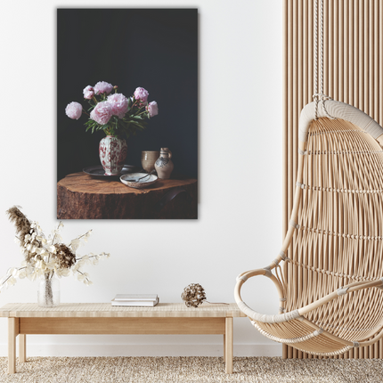 Aluart schilderij 'Pioenrozen'