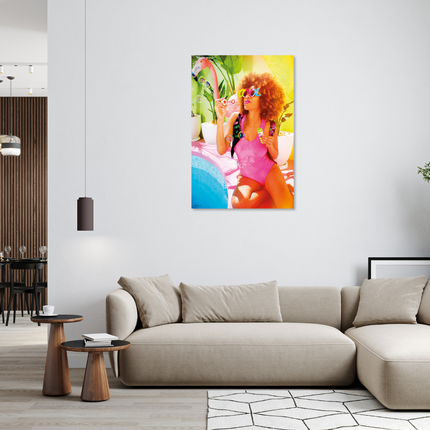 Aluart schilderij 'Bubble women'