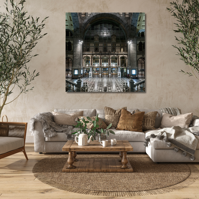 Aluart schilderij 'De Stationshal'
