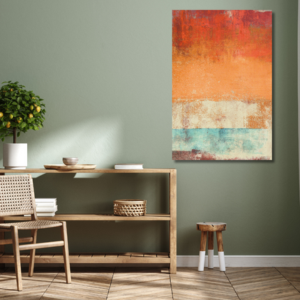 Aluart schilderij 'Abstract Orange'