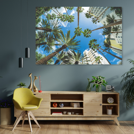 Aluart kunstwerk 'Palm Trees'