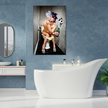 Aluart schilderij 'Morning Routine'
