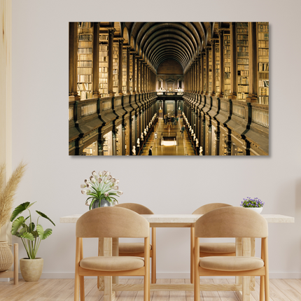 Aluart schilderij 'Trinity College Library'