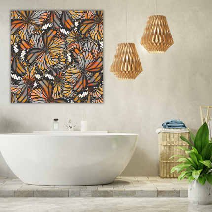 Aluart schilderij 'Monarch Vlinders'