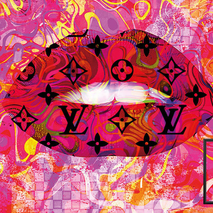 Aluart schilderij 'Vuitton Kiss'
