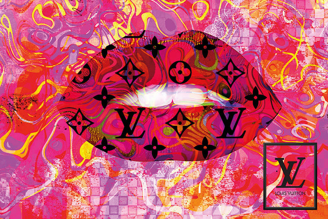 Aluart schilderij 'Vuitton Kiss'