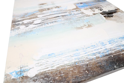 Canvas schilderij 'Koele kleuren'