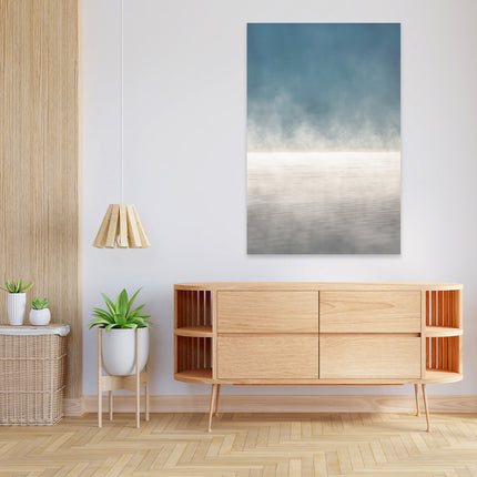 Aluart schilderij 'Morning fog at the Lake'
