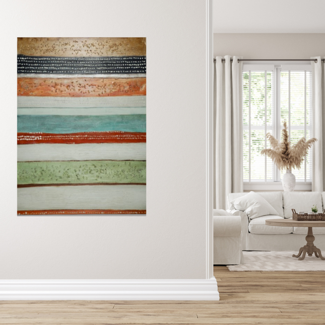 Canvas schilderij 'Vertical Panels'