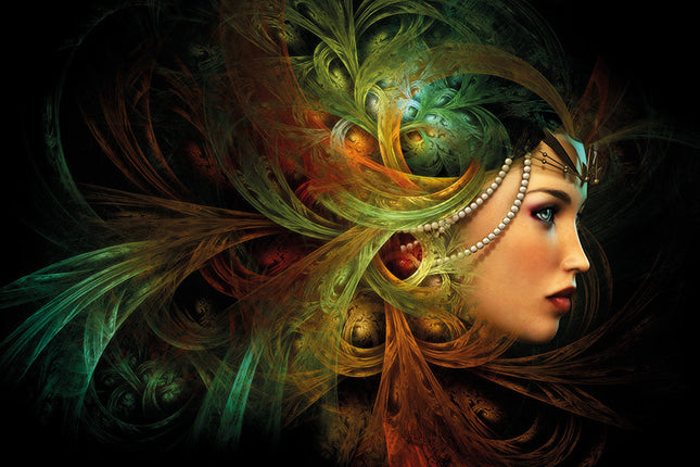 Aluart schilderij 'Mystery Queen'