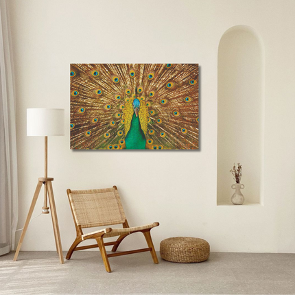 Aluart schilderij 'Peacock'