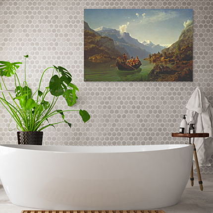 Aluart schilderij 'Bruiloft in Hardanger'