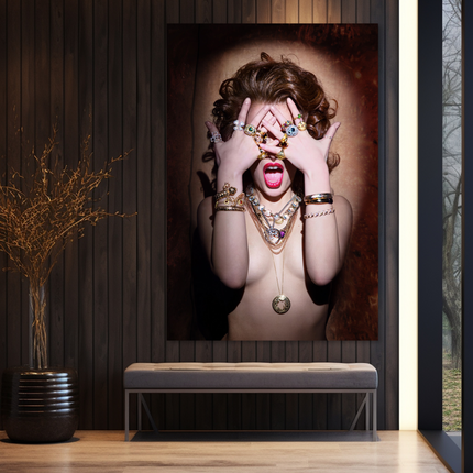Aluart schilderij 'A Lot Of Jewellery'