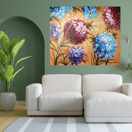 Canvas 'Hortensia's'