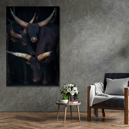 Aluart schilderij 'Watusi Family'