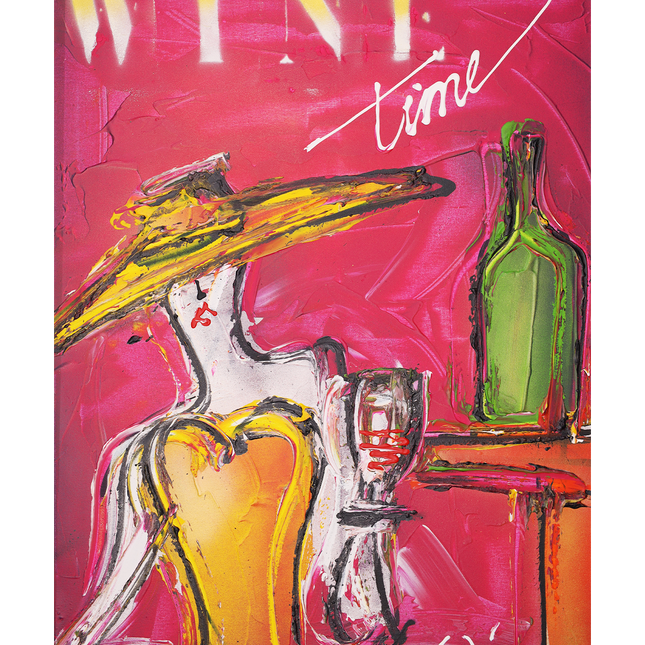 Graffiti art 'Wine time'