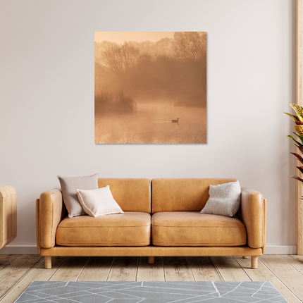 Aluart schilderij ‘Early swim’
