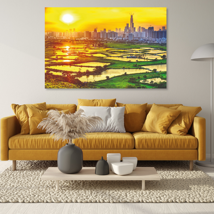 Aluart schilderij 'Hong Kong countryside'