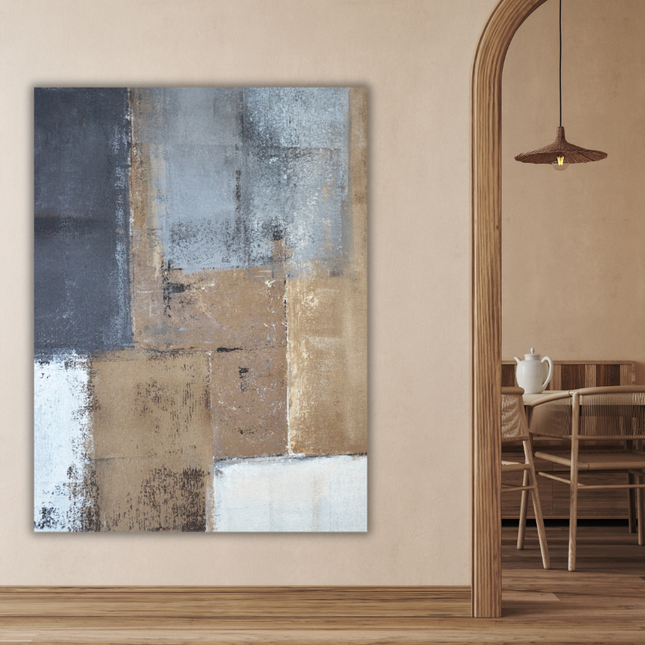 Aluart schilderij 'Abstract Boxes'