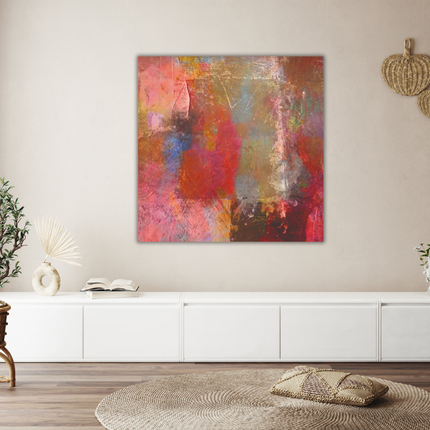 Aluart schilderij 'Mixed Pink'