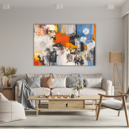 Aluart schilderij 'Abstract Mixed'