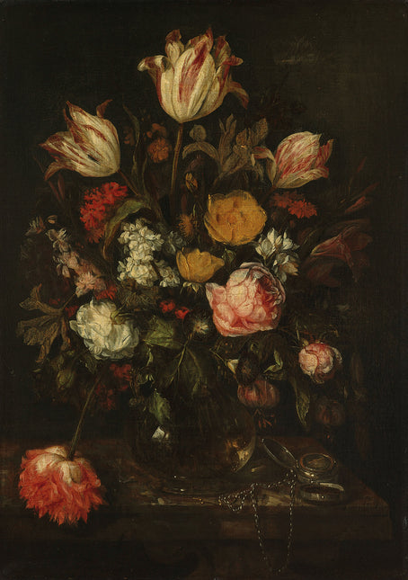 Schilderij 'Vintage Flowers'
