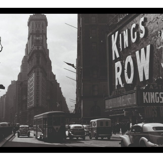 Ingelijste poster 'kings Row'