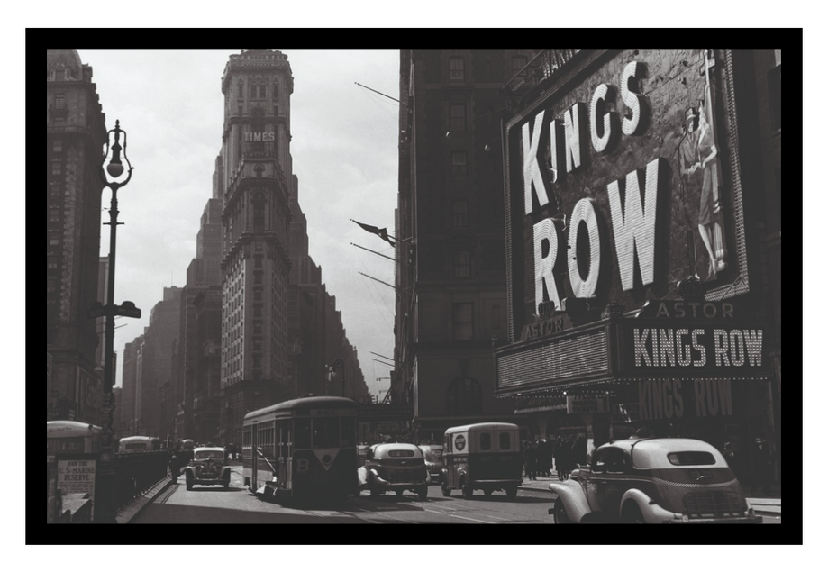 Ingelijste poster 'kings Row'