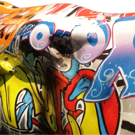 Beeld 'Street Art Bull'