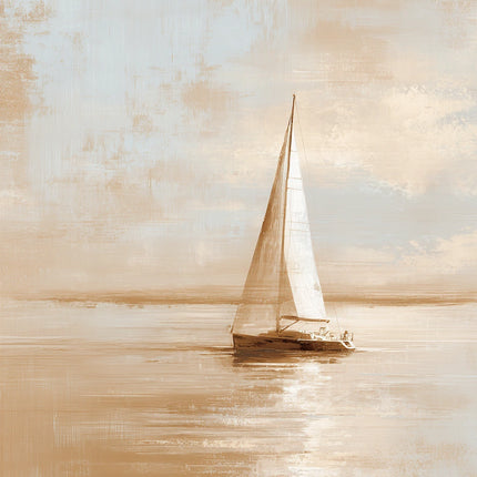 Schilderij 'Sailing Serenity'